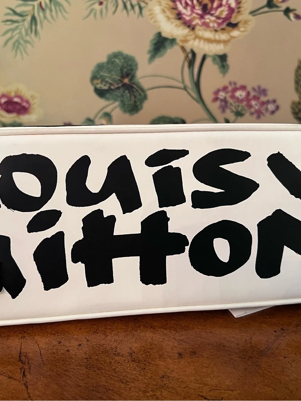 Louis Vuitton White & Black Graffiti Speedy Alma Satchel